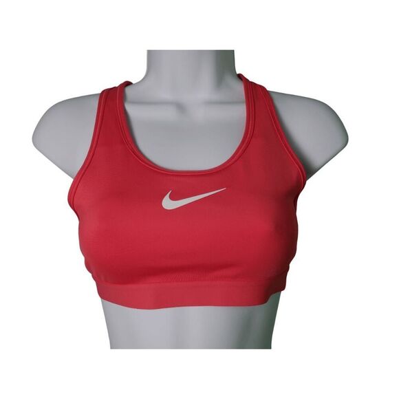 Women's Nike Swoosh Medium Support Sports Bra Pink S - Picture 1 of 4